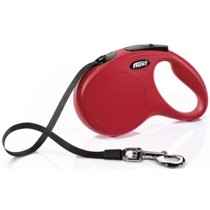 Flexi Classic Red Retractable Dog Leash - Medium 16\' Long